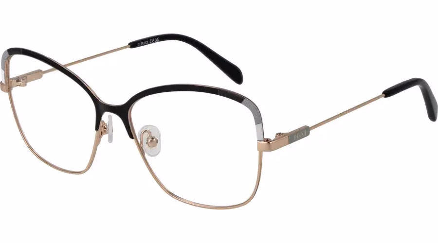 Emilio Pucci Black Metal Glasses (Frames)