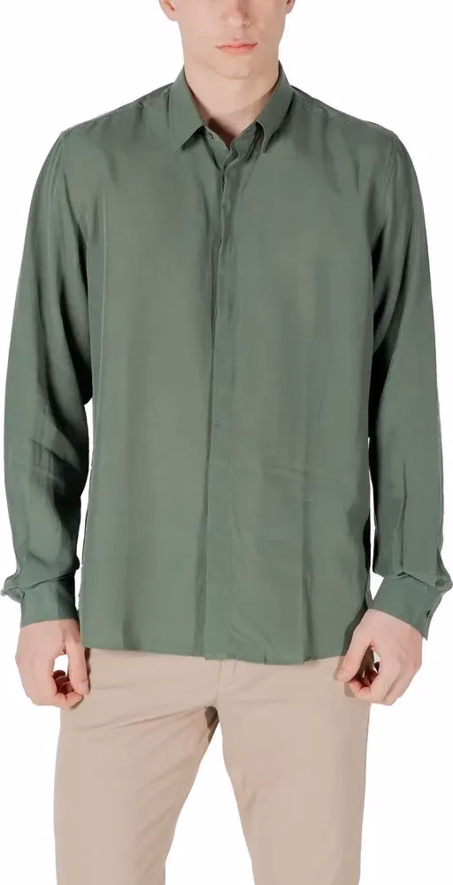 Antony Morato Bicolor Lyocell Dress Shirt