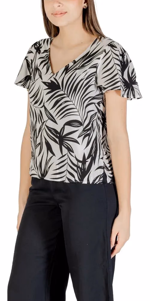 Vero Moda White Viscose Blouse