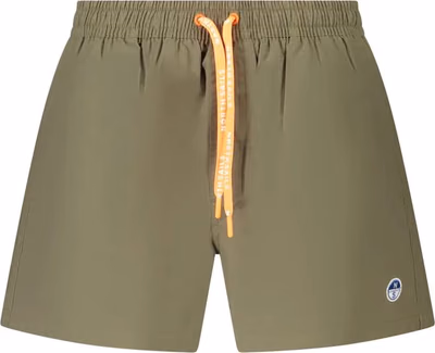 Verde Nylon Men Swim Boxer