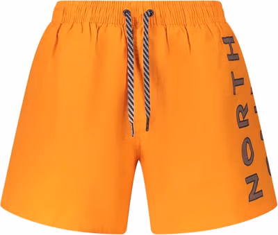 Arancione Nylon Mens Swim Trunk