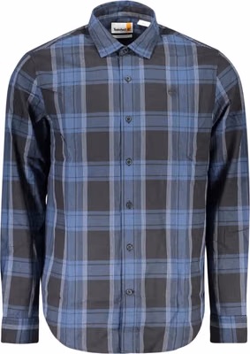 Blue Cotton Men's Shirt