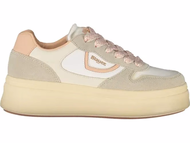 Blauer Bianco Polyurethane Women Sneaker