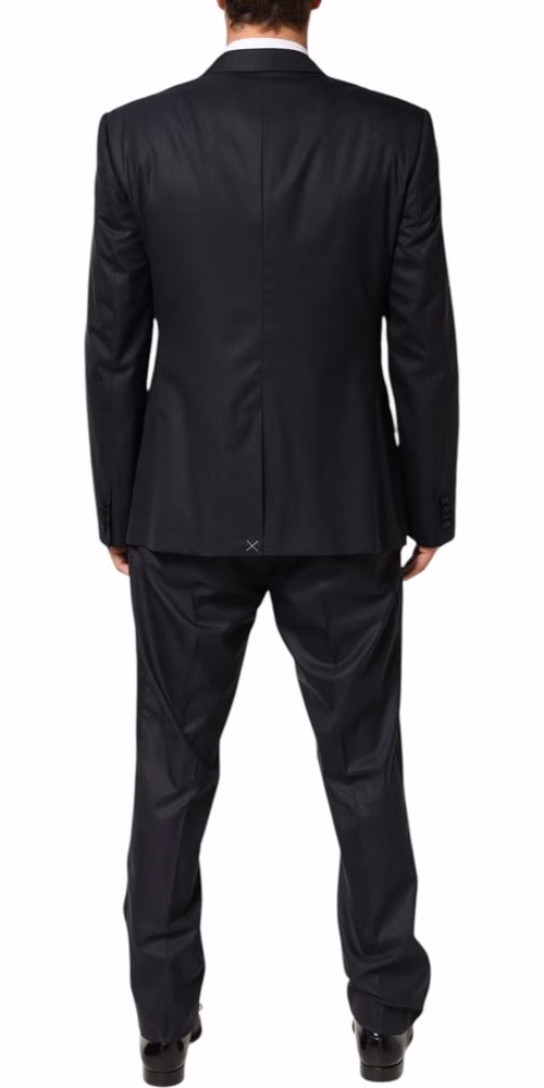 Dolce & Gabbana Dark Blue MARTINI 2 Buttons Suit 3 Piece Suit