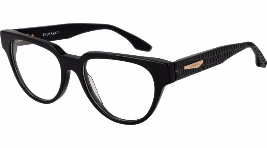 Trussardi Black Acetate Glasses (Frames)