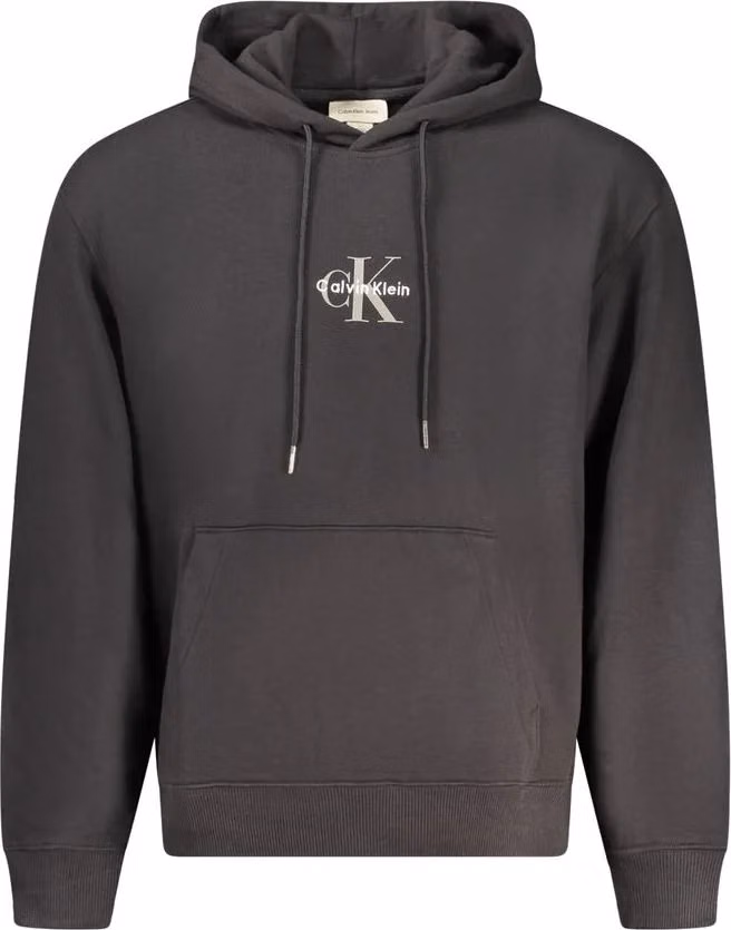 Calvin Klein Nero Cotton Mens Hoodie
