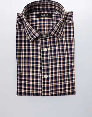 Multicolor Cotton Men Shirt