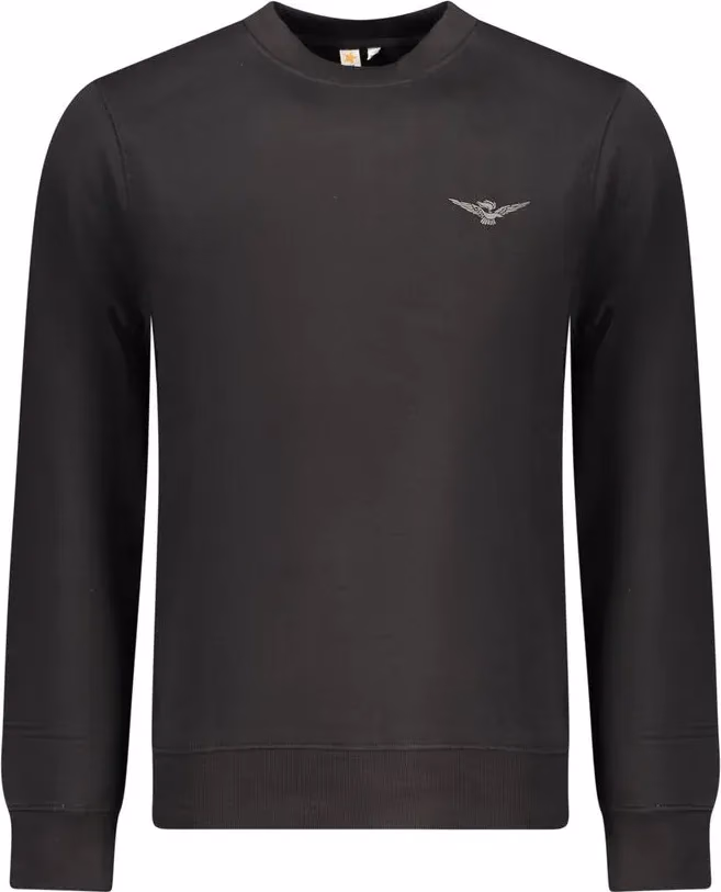 Accademia Militare Black Cotton Men Sweatshirt