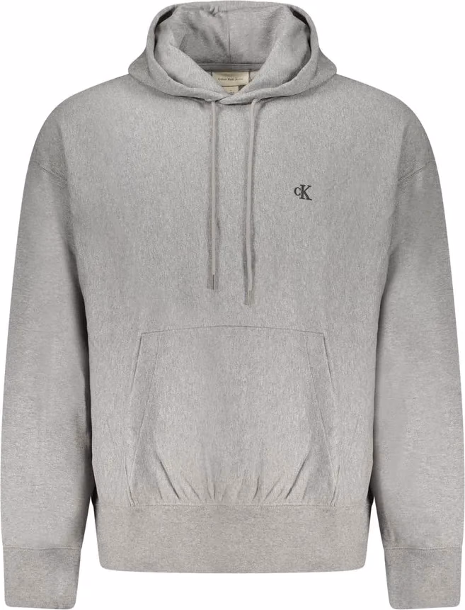 Calvin Klein Gray Cotton Men Sweatshirt