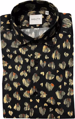 Multicolor Cotton Men Shirt