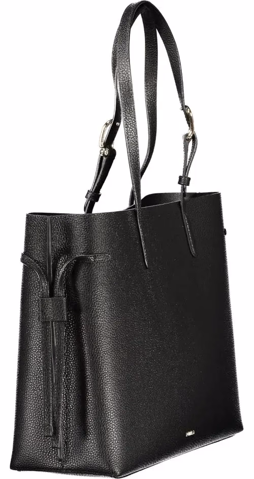 Furla Black Leather Women Handbag