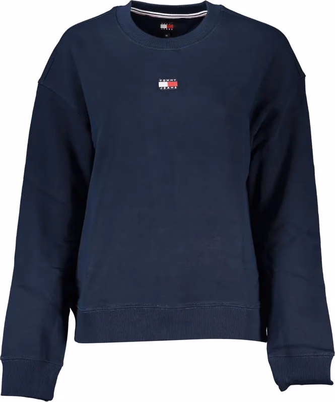 Tommy Hilfiger Blue Cotton Women Sweatshirt