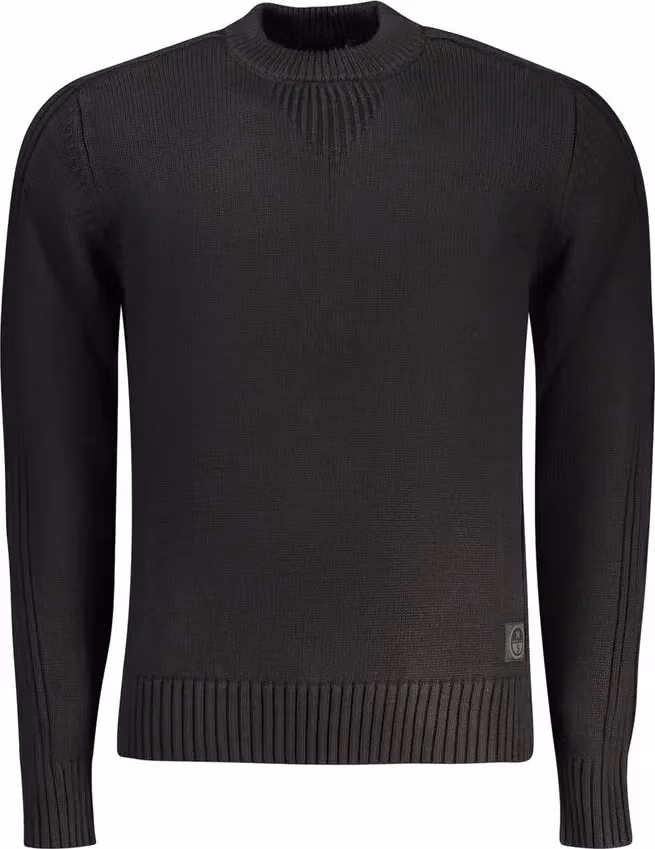 North Sails Black Cotton Men Sweater
