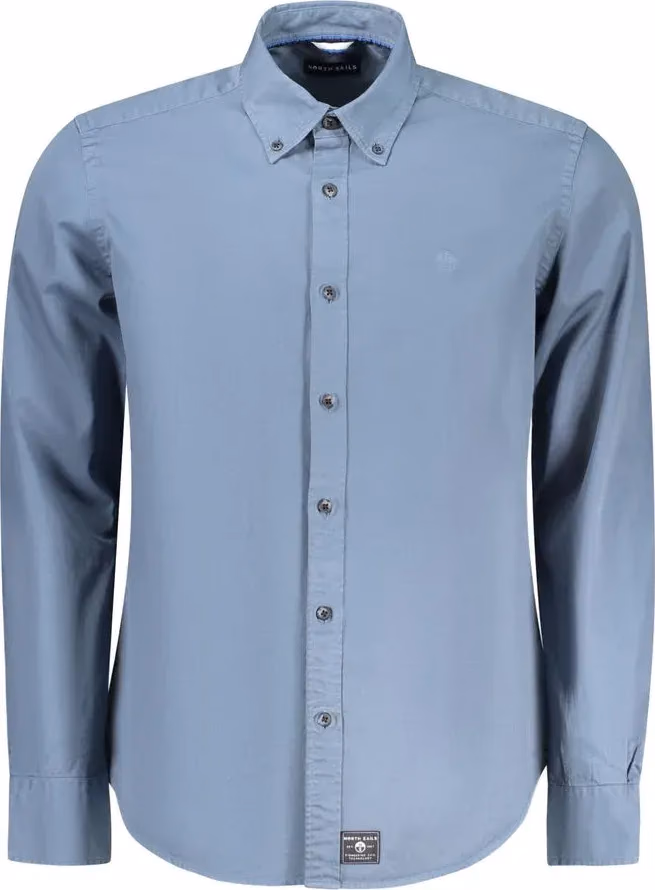 North Sails Blue Cotton Men Shirt