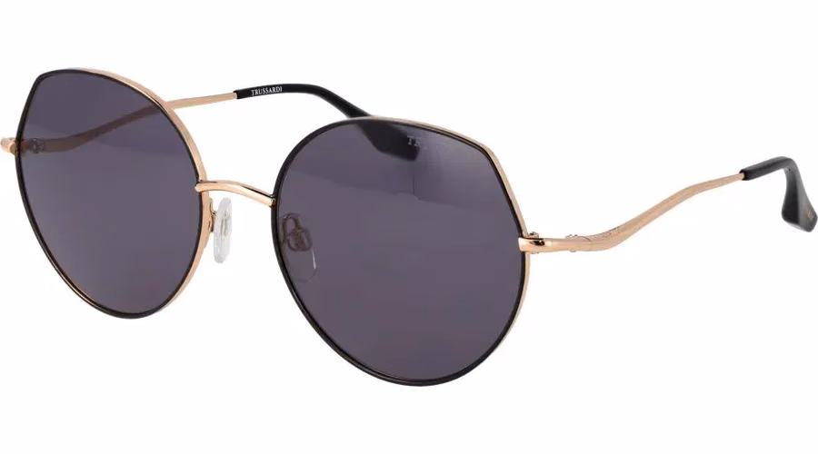 Trussardi Black Metal Sunglasses